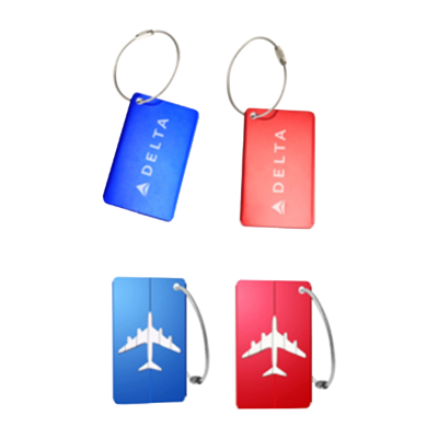 Delta Metal Luggage Tag - 50/Pk ($1.98 EA)
