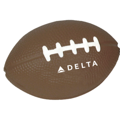 Delta Brown Football Stress Reliever 3" 100/Pack ($1.65 EA)