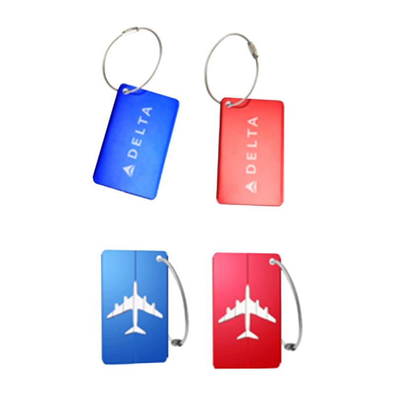 Delta Metal Luggage Tag - 50/Pk ($1.98 EA)
