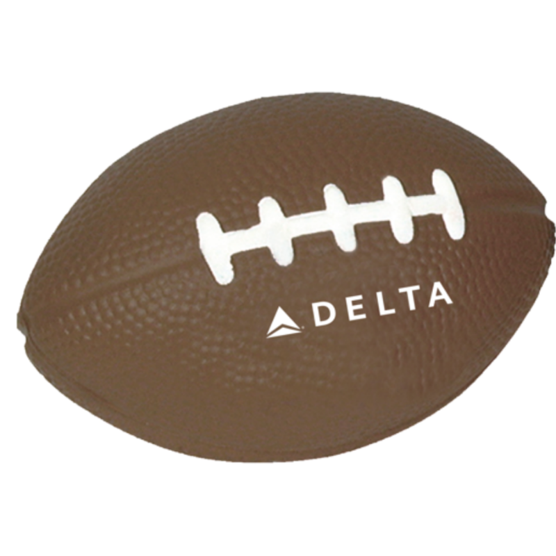 Delta Brown Football Stress Reliever 3" 100/Pack ($1.65 EA)