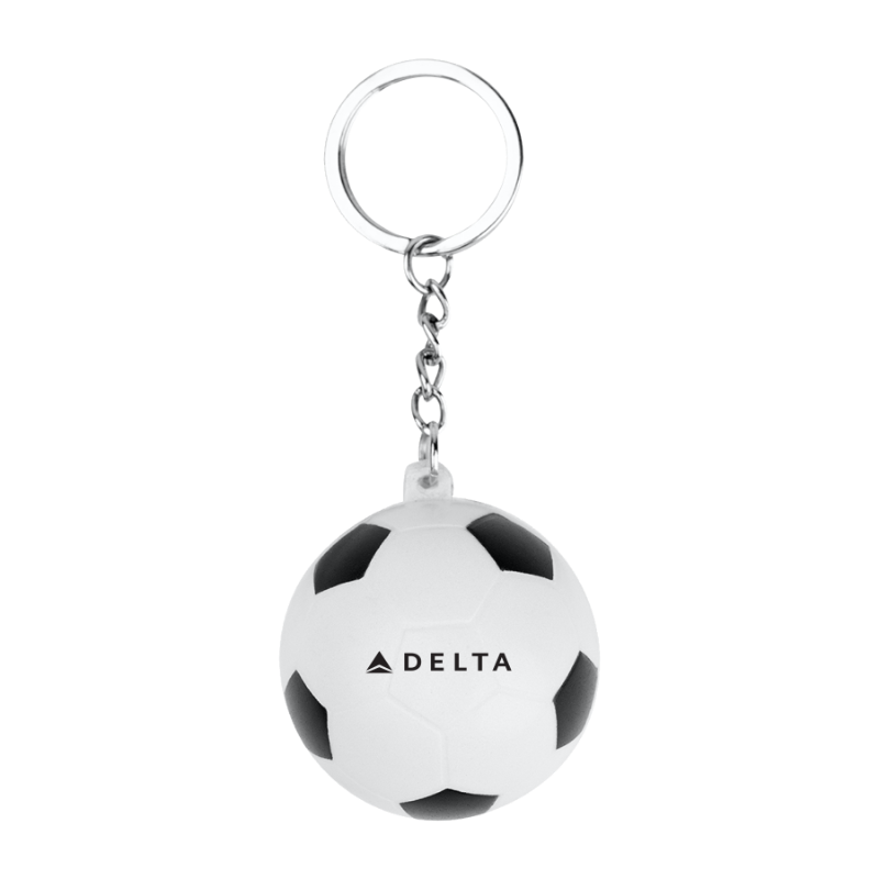 Delta Soccer Ball Stress Reliever Keychain 150/pk